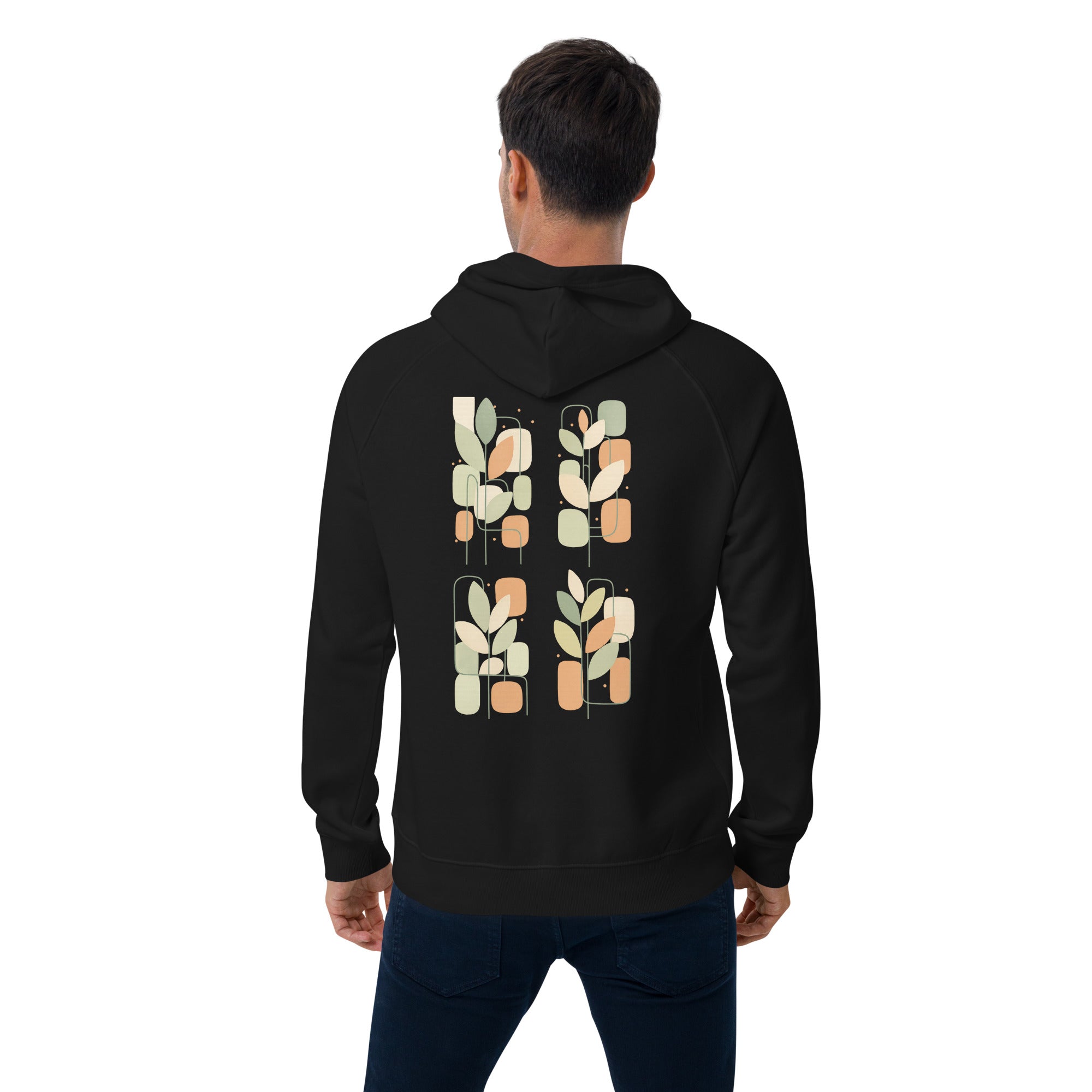 Geometry Reimagined Eco Raglan Hoodie