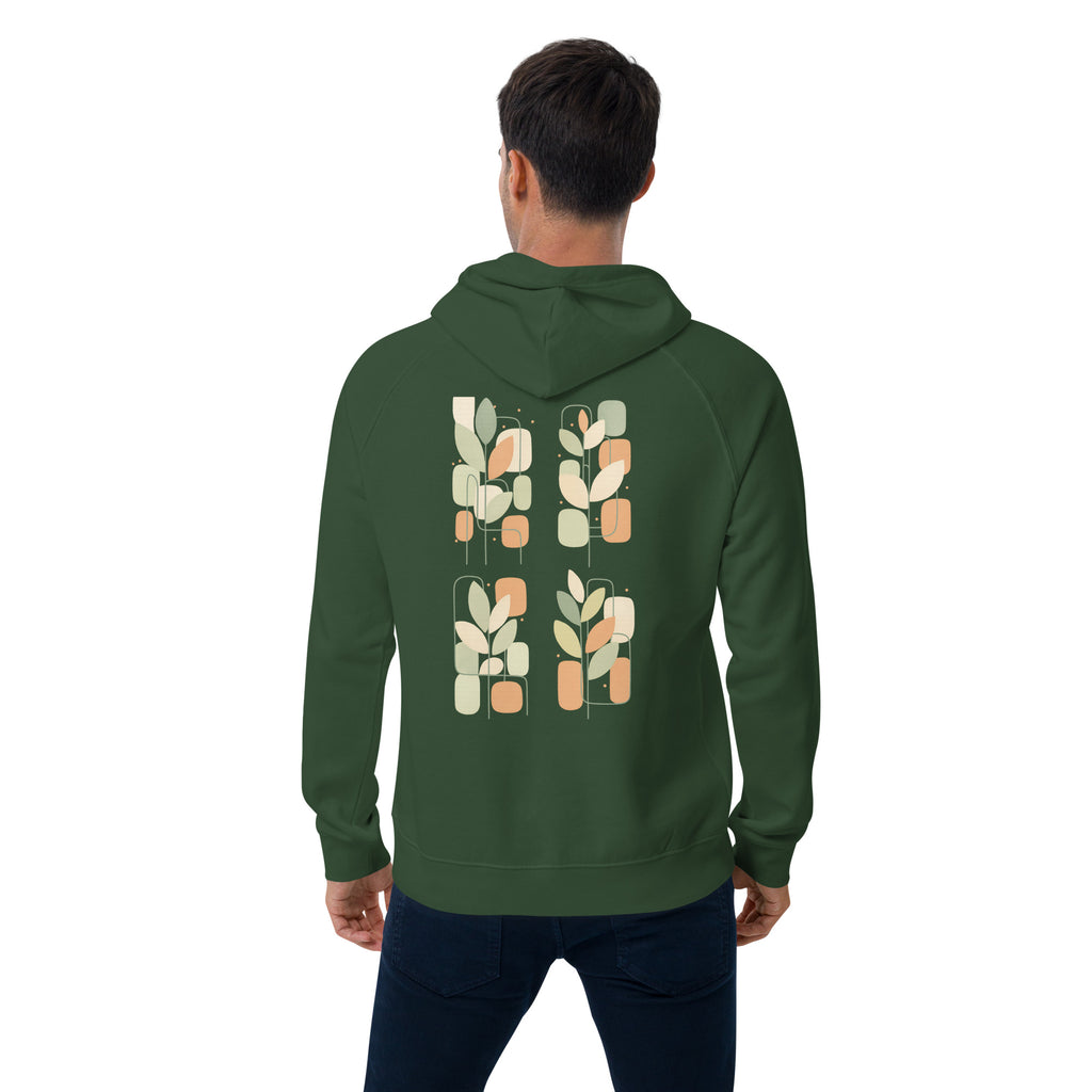 Geometry Reimagined Eco Raglan Hoodie