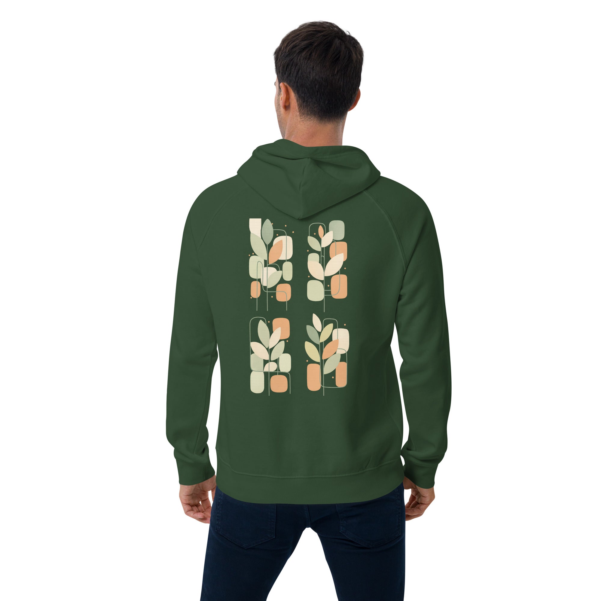 Geometry Reimagined Eco Raglan Hoodie