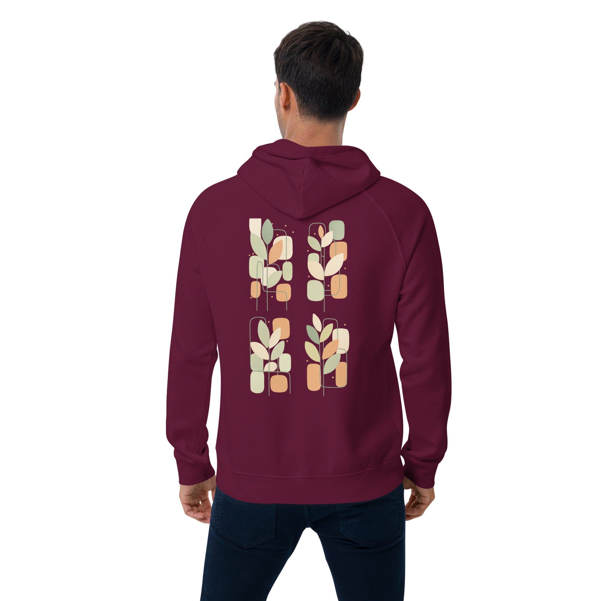 Geometry Reimagined Eco Raglan Hoodie