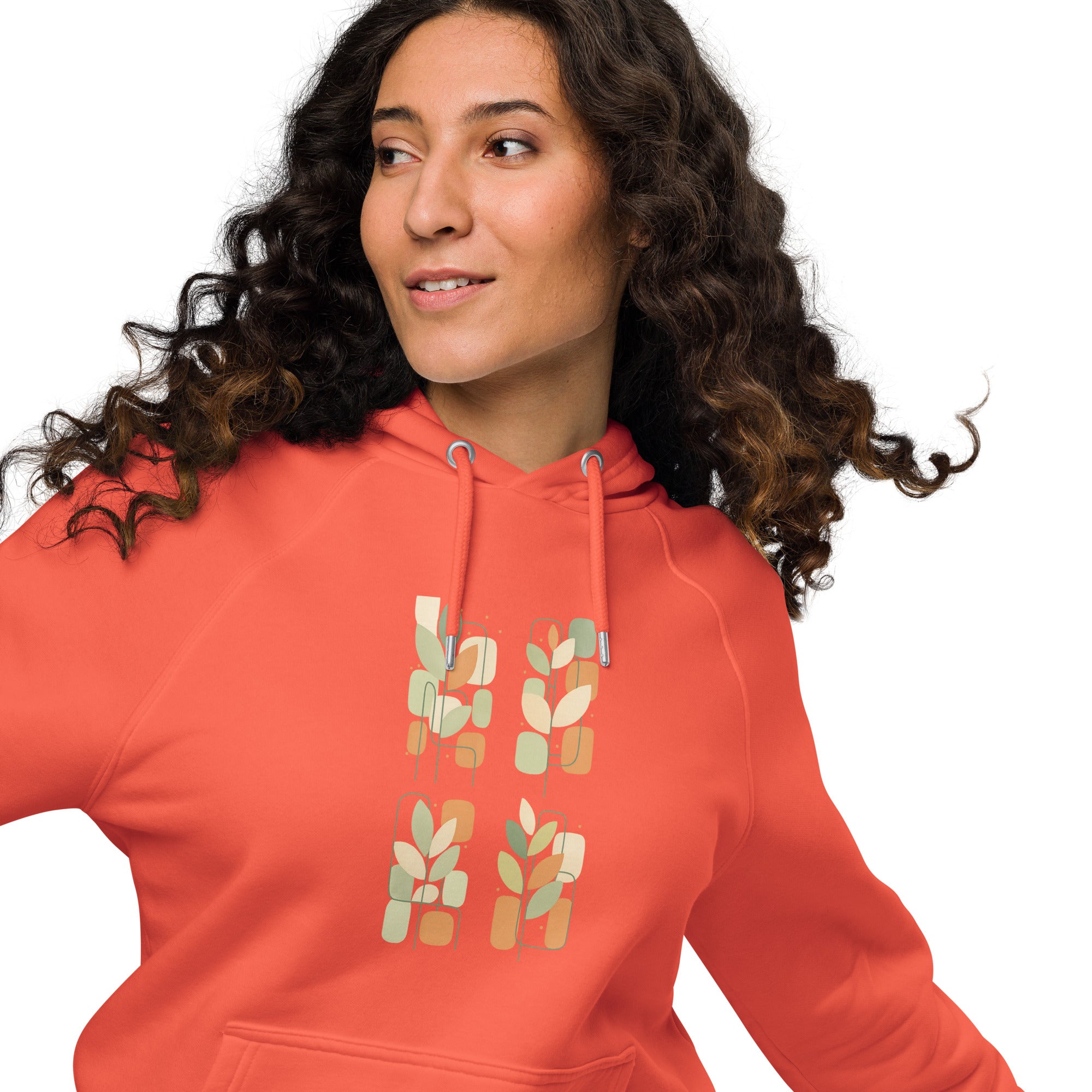 Geometry Reimagined Eco Raglan Hoodie