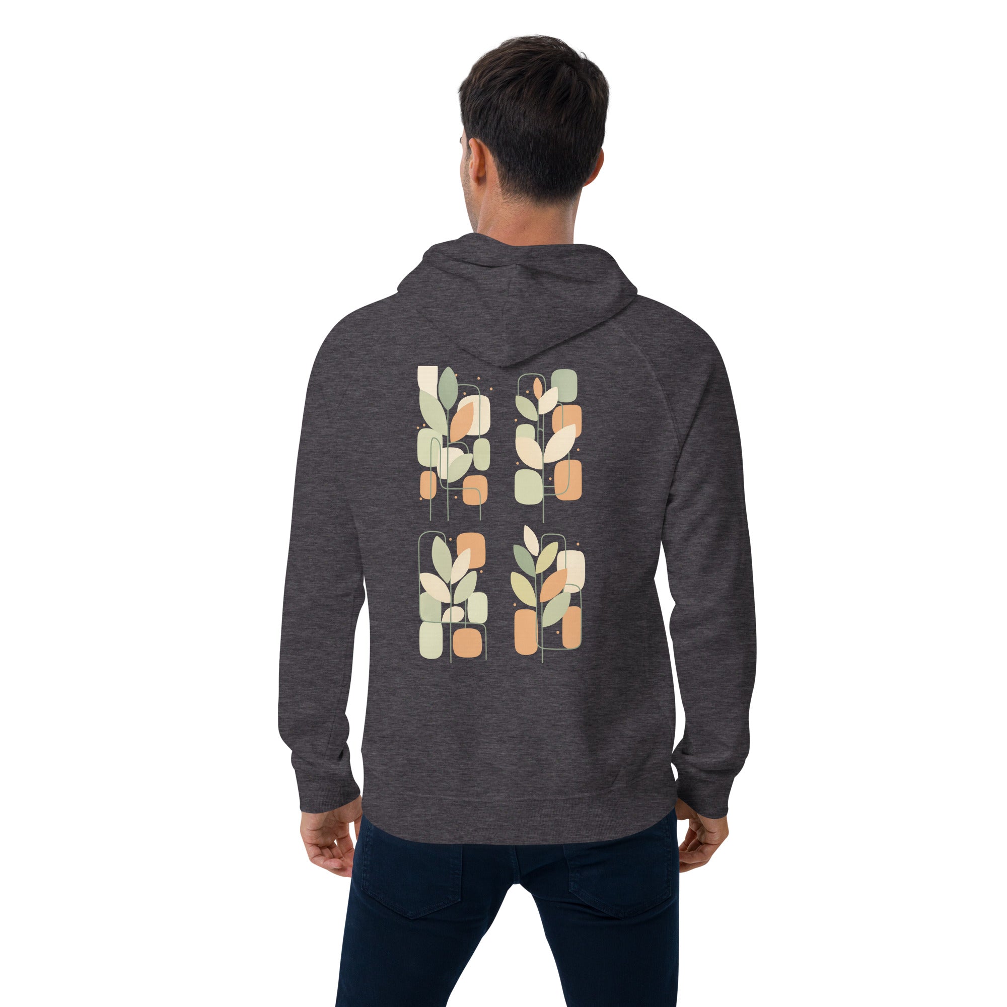 Geometry Reimagined Eco Raglan Hoodie