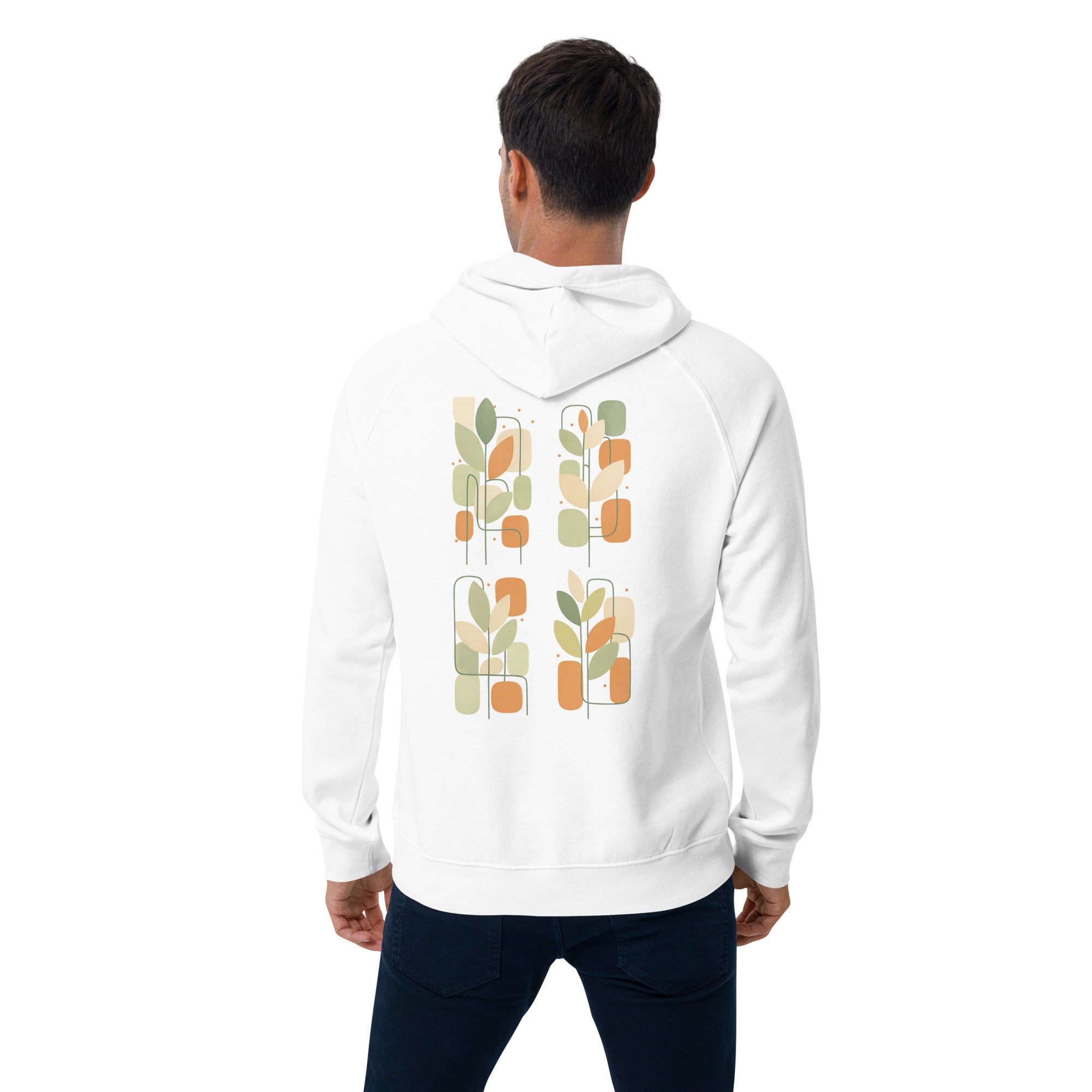 Geometry Reimagined Eco Raglan Hoodie