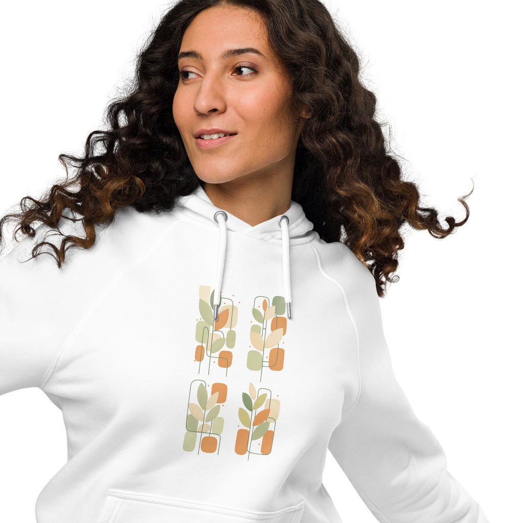 Geometry Reimagined Eco Raglan Hoodie